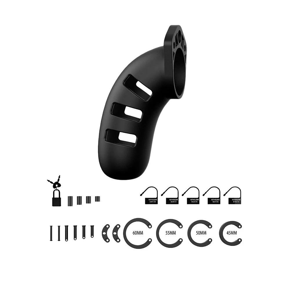 Silicone Chastity Cock Cage - Image 2