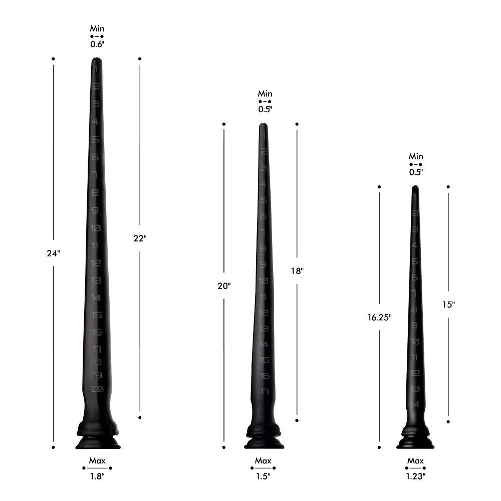 Silicone Tapered Anal Hose - Image 2