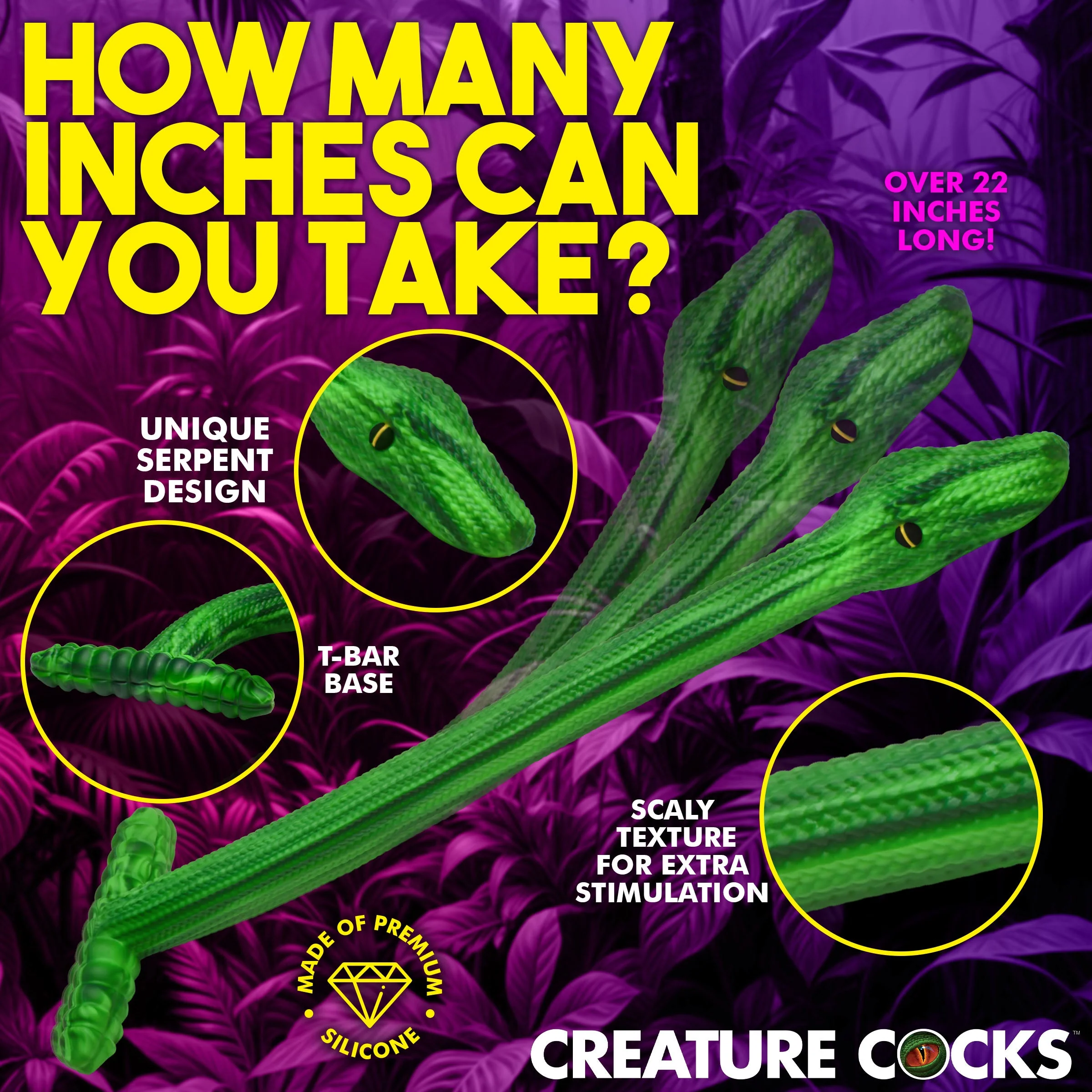 Slither Silicone Dildo - Image 2