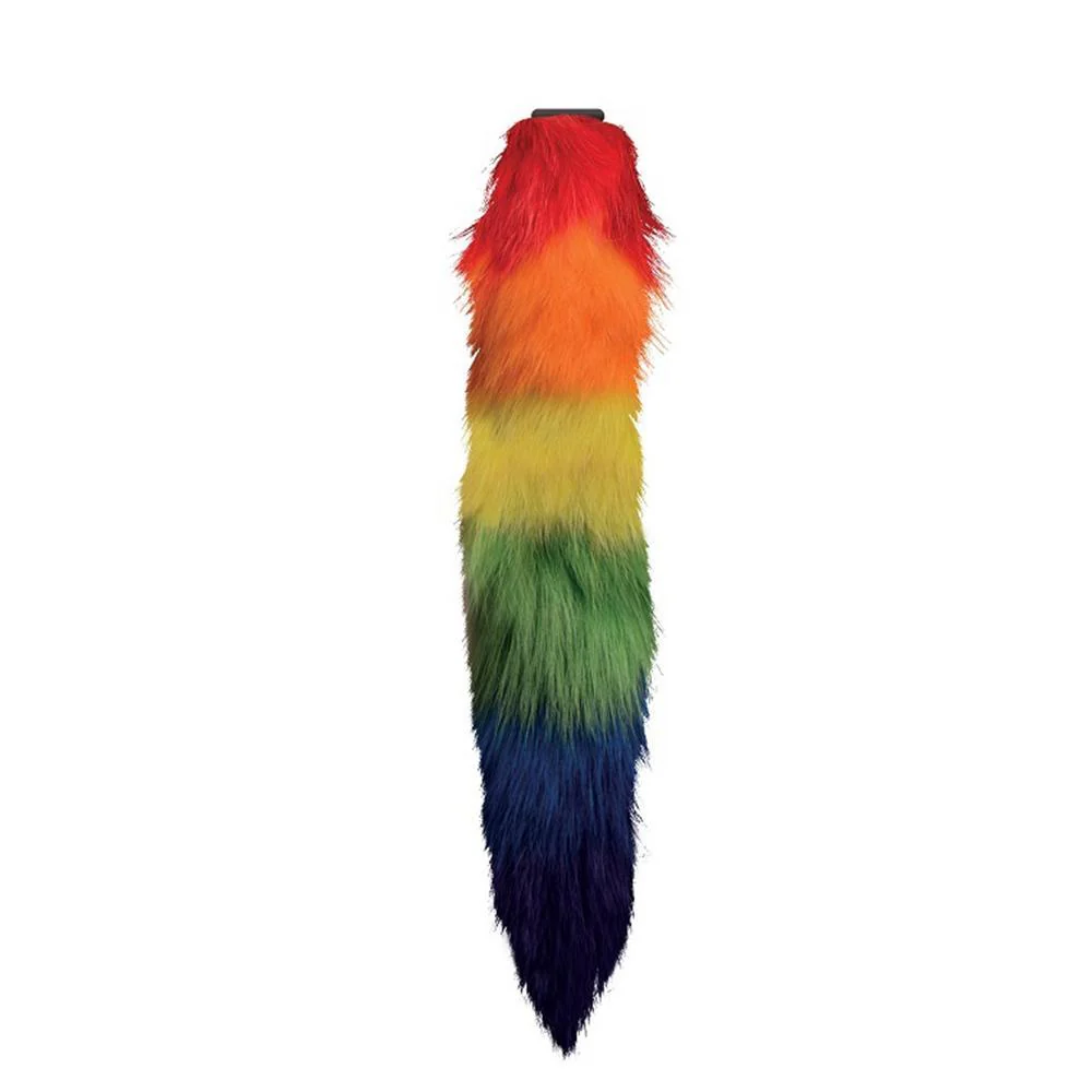 Small Vibrating Anal Plug with Interchangeable Fox Tail - Image 5