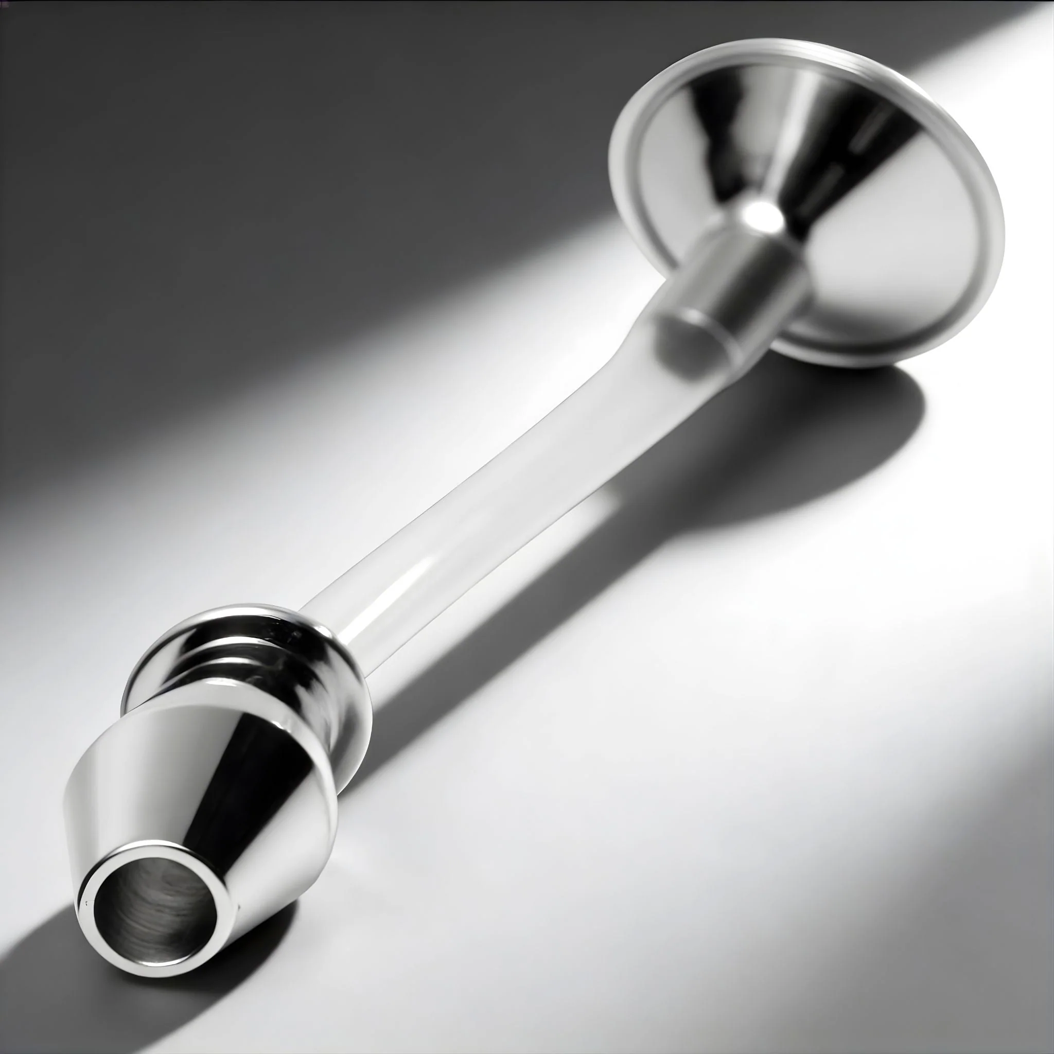 Stainless Steel Ass Funnel with Hollow Anal Plug - Image 3