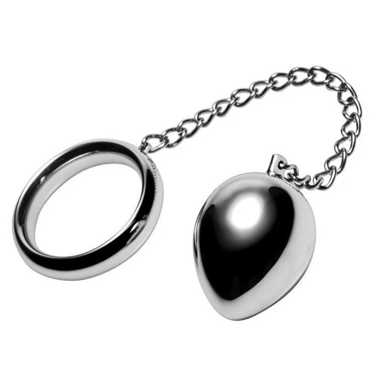 Stainless Steel Cock Ring and Anal Plug - Image 4