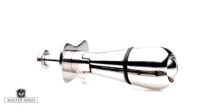 Stainless Steel Locking Anal Plug - Image 2