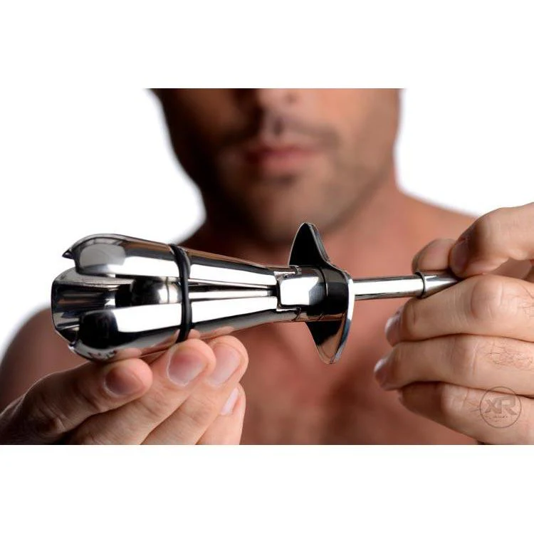 Stainless Steel Locking Anal Plug - Image 3