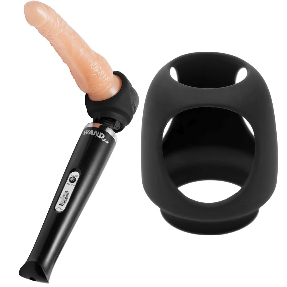 Strap Cap Wand Harness for Dildos - Image 2