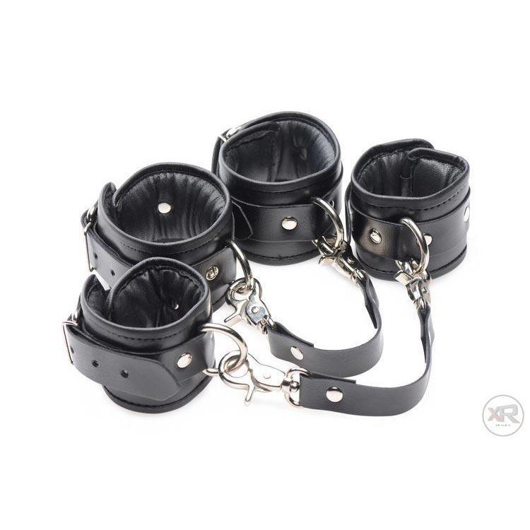 Strap Linked Bondage Cuffs - Image 2