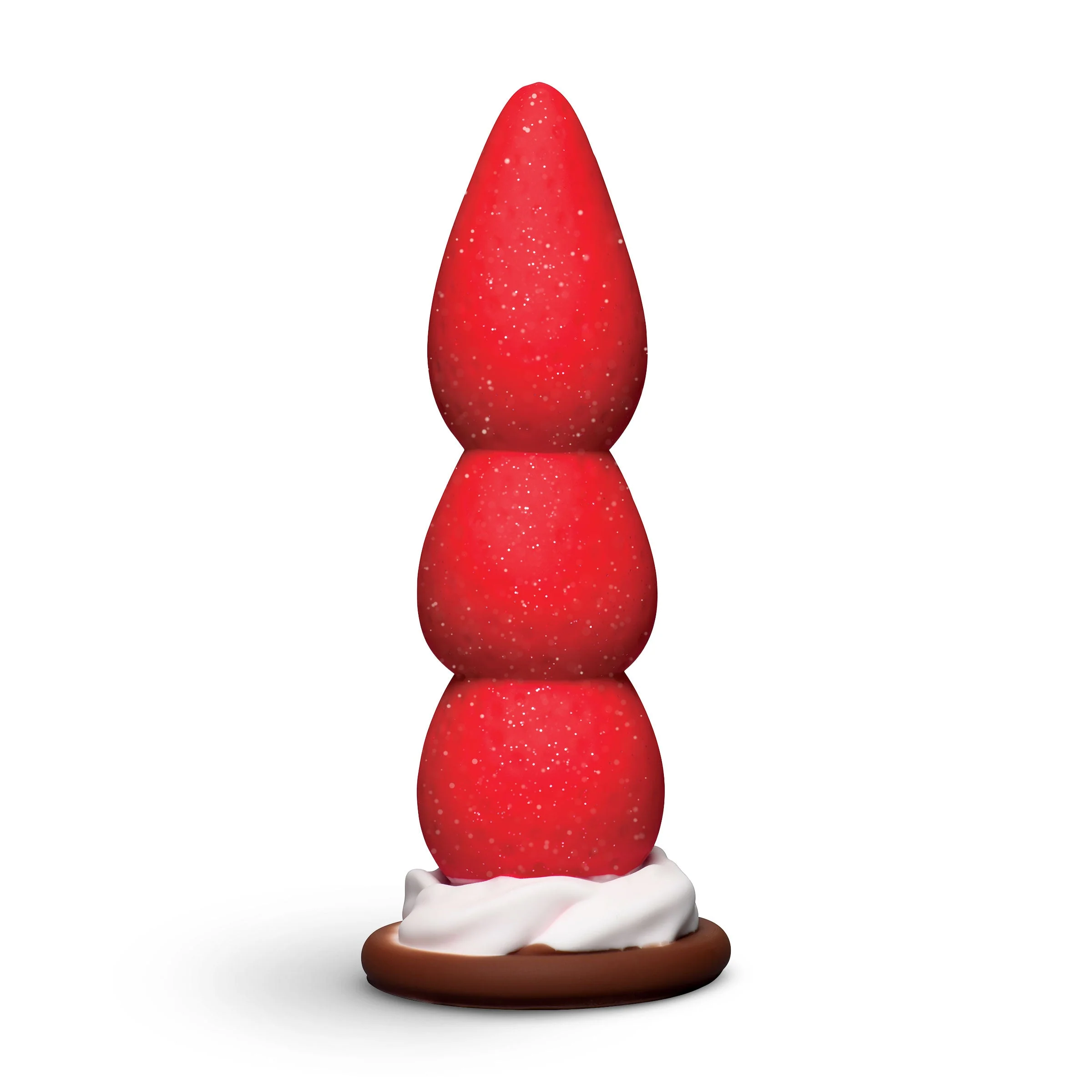 Strawberry Sweet Cream Premium Silicone Dildo - Image 4