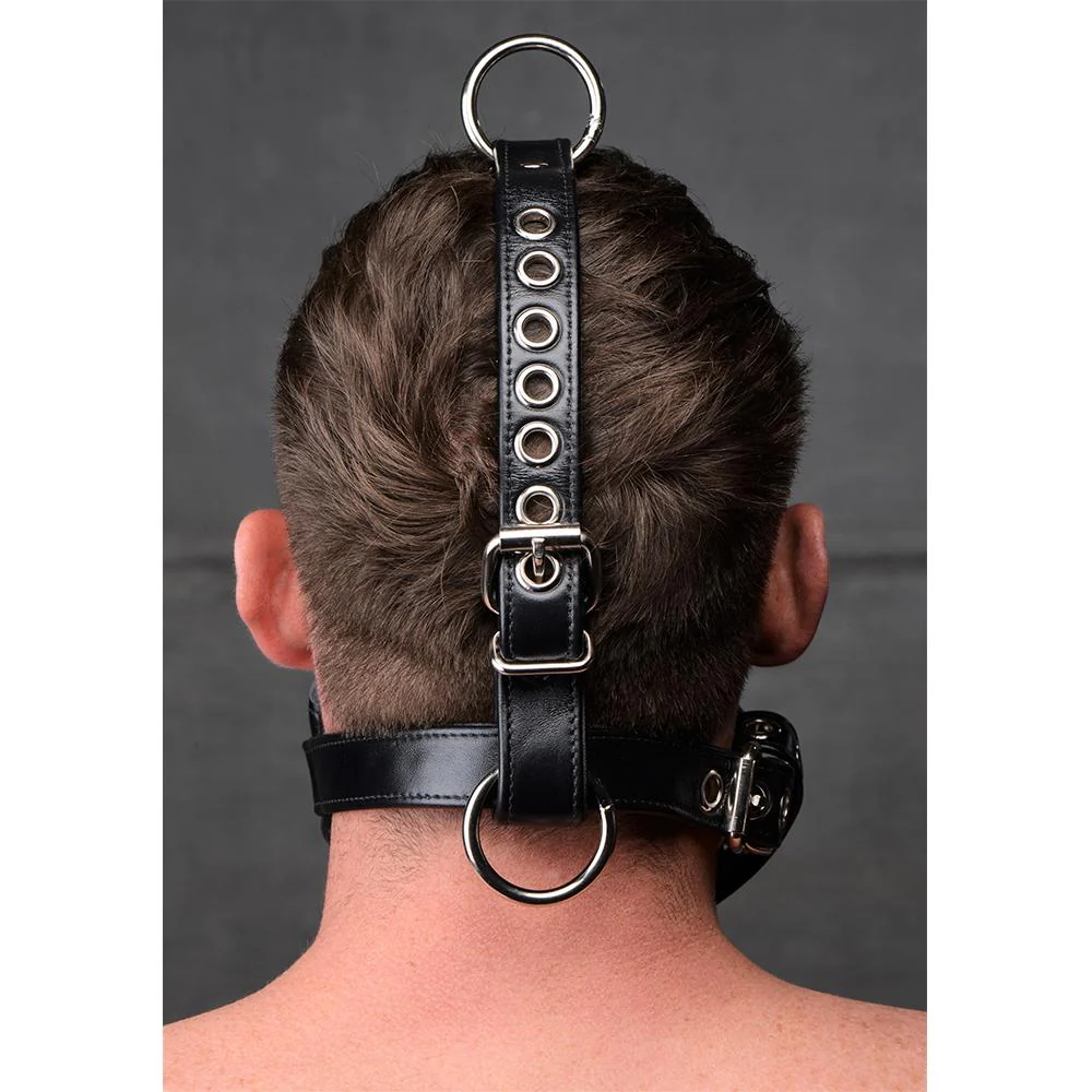 Strict Leather Bishop Head Harness Gag - Image 3