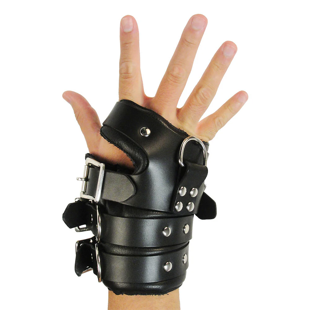 Strict Leather Four-Buckle Suspension Cuffs - Image 3
