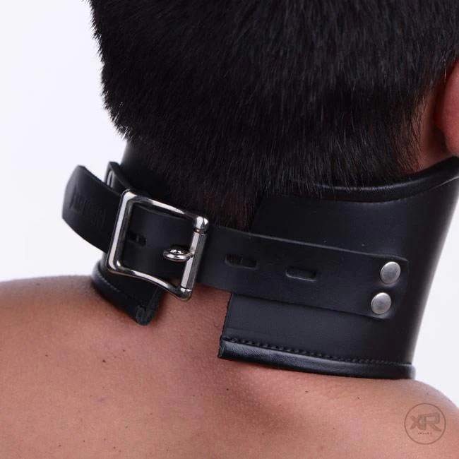 Strict Leather Lockable Posture Collar - Image 3