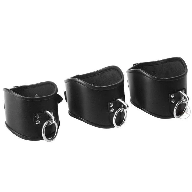 Strict Leather Lockable Posture Collar - Image 4