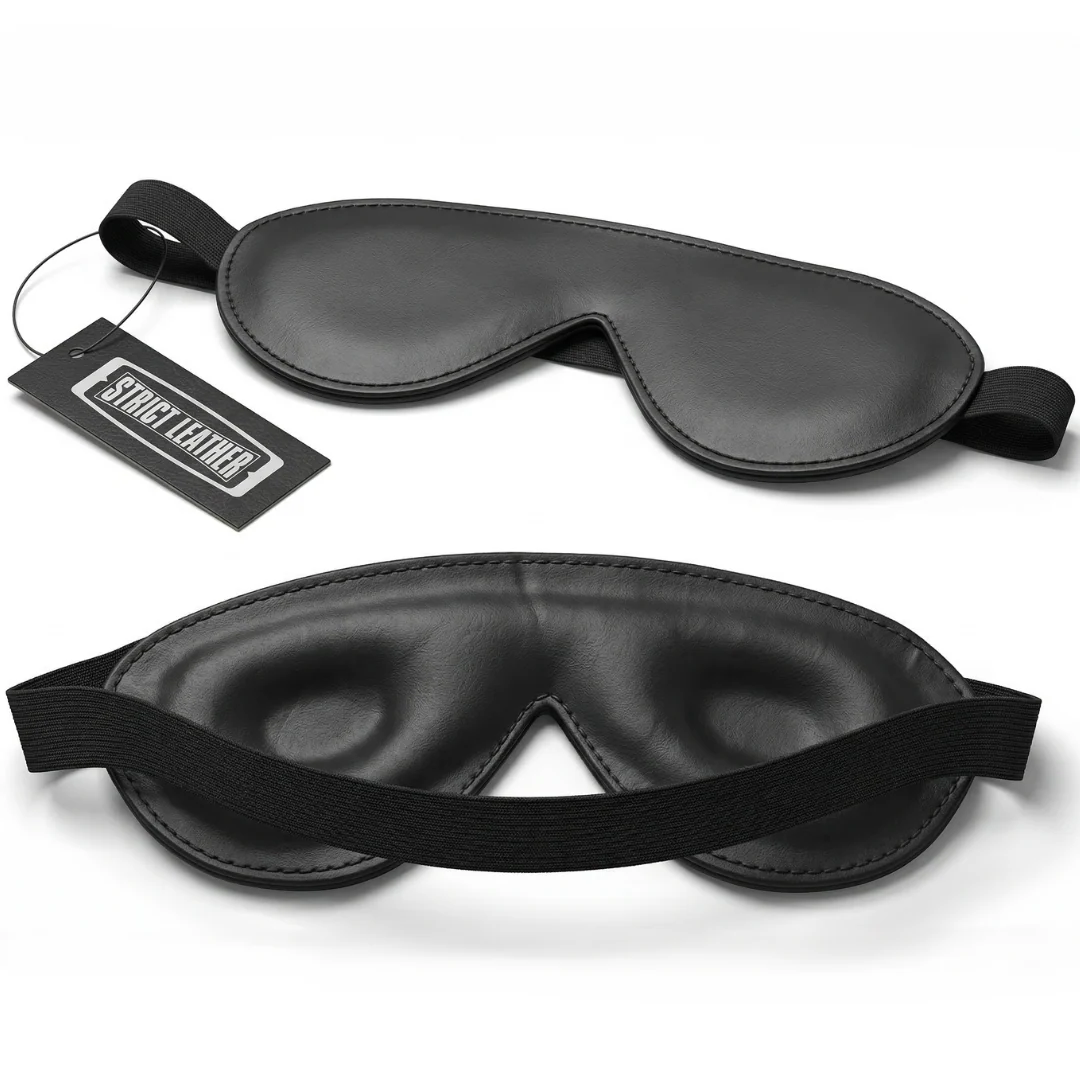 Strict Leather Padded Blindfold - Image 3