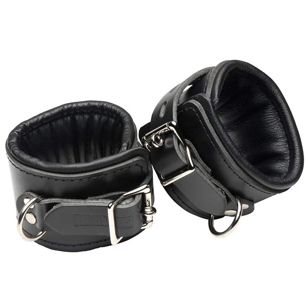 Strict Leather Padded Premium Locking Restraints - Image 2