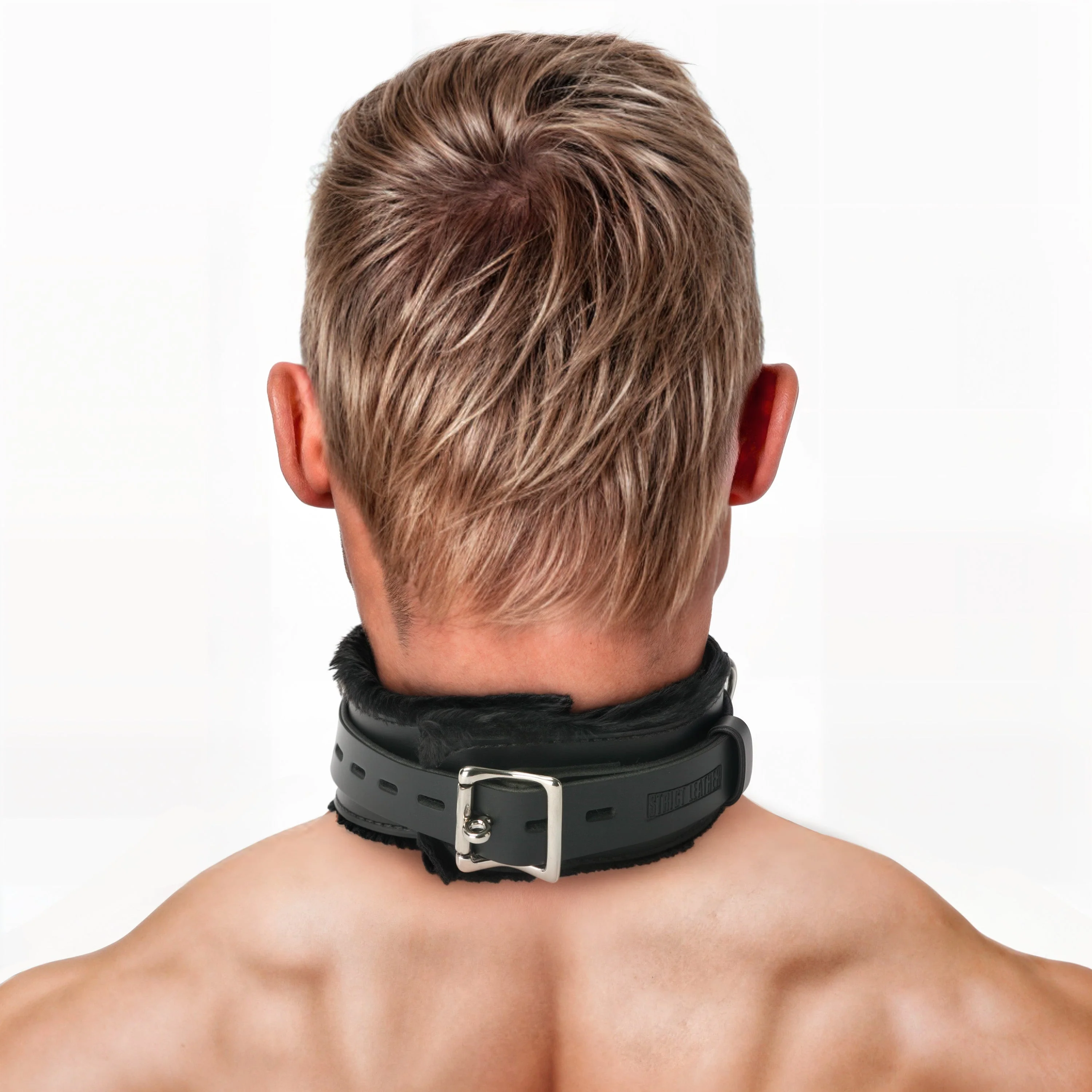 Strict Leather Premium Fur Lined Locking Collar - Image 3