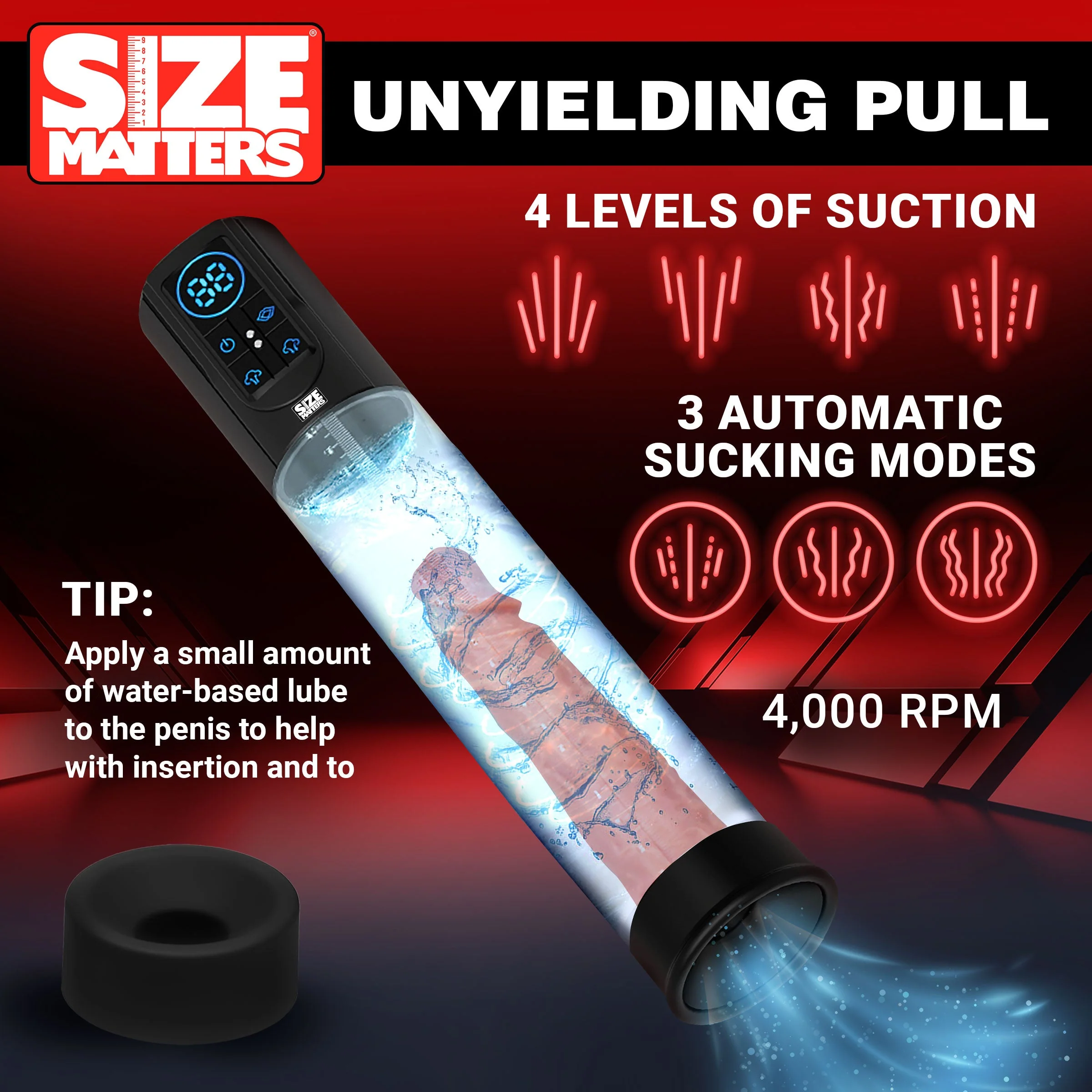 Sucking Penis Pump with Digital Display - Image 4