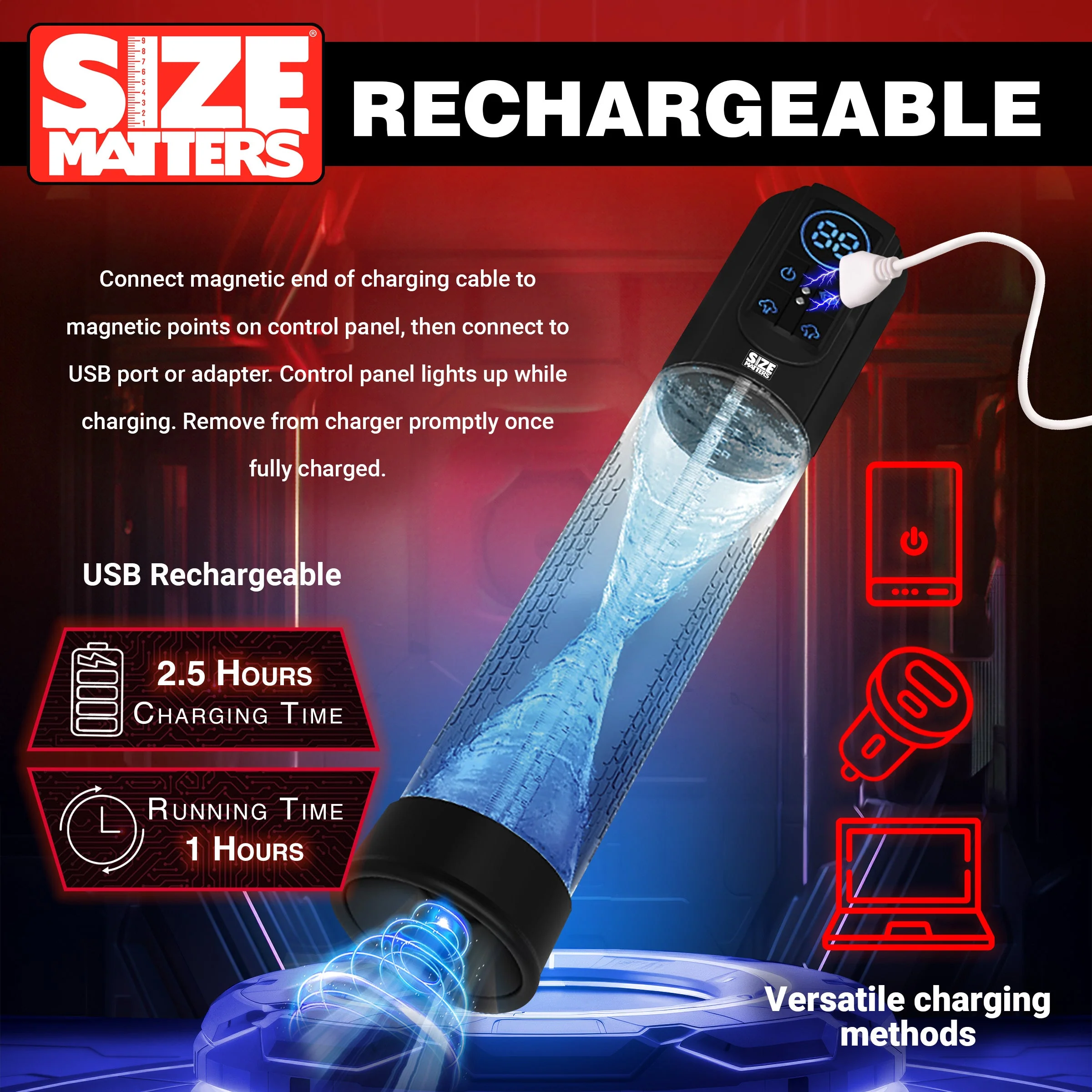 Sucking Penis Pump with Digital Display - Image 9