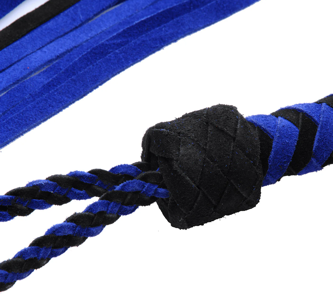 Suede Black and Blue Flogger - Image 7