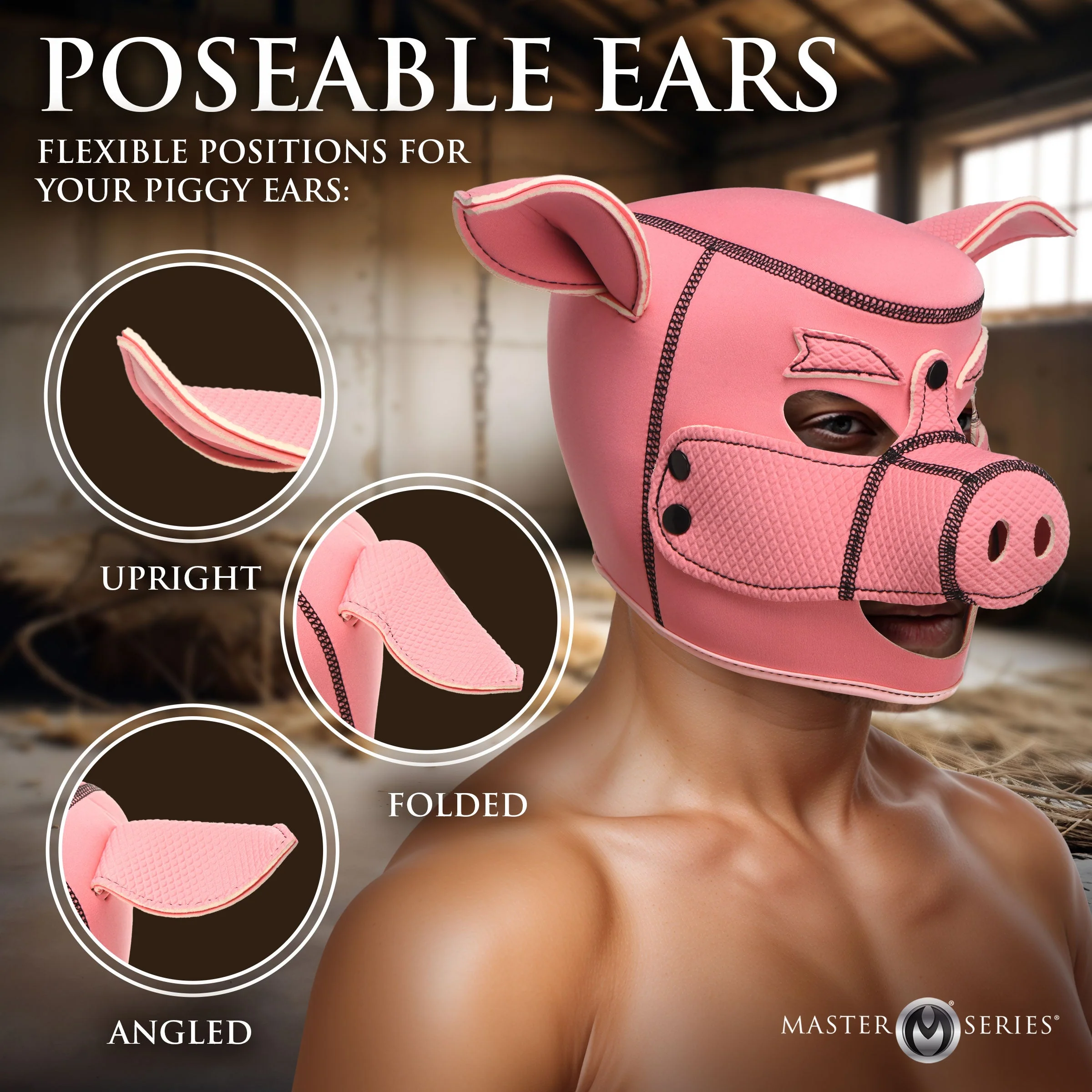 Swine Pig Neoprene Hood - Image 3