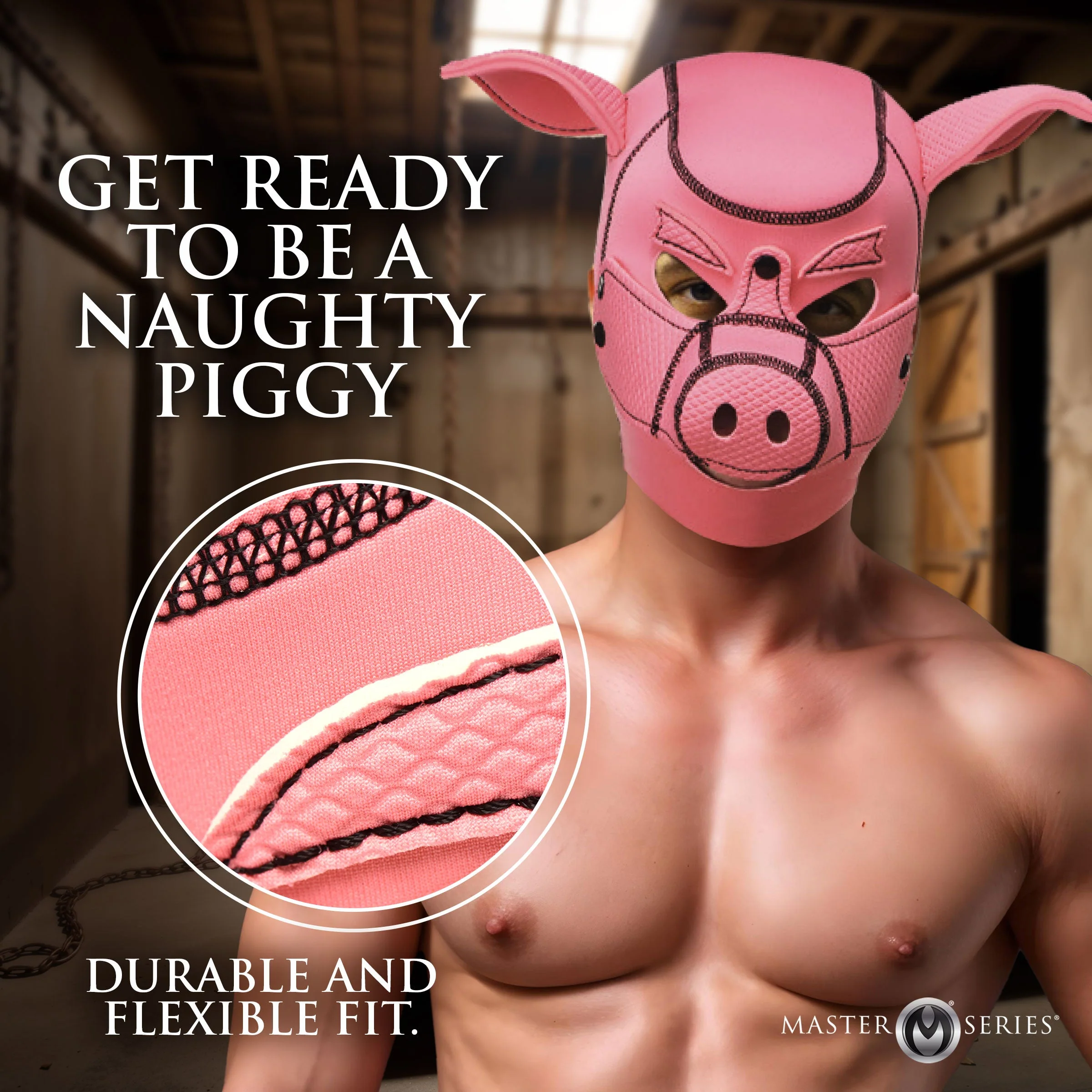 Swine Pig Neoprene Hood - Image 4