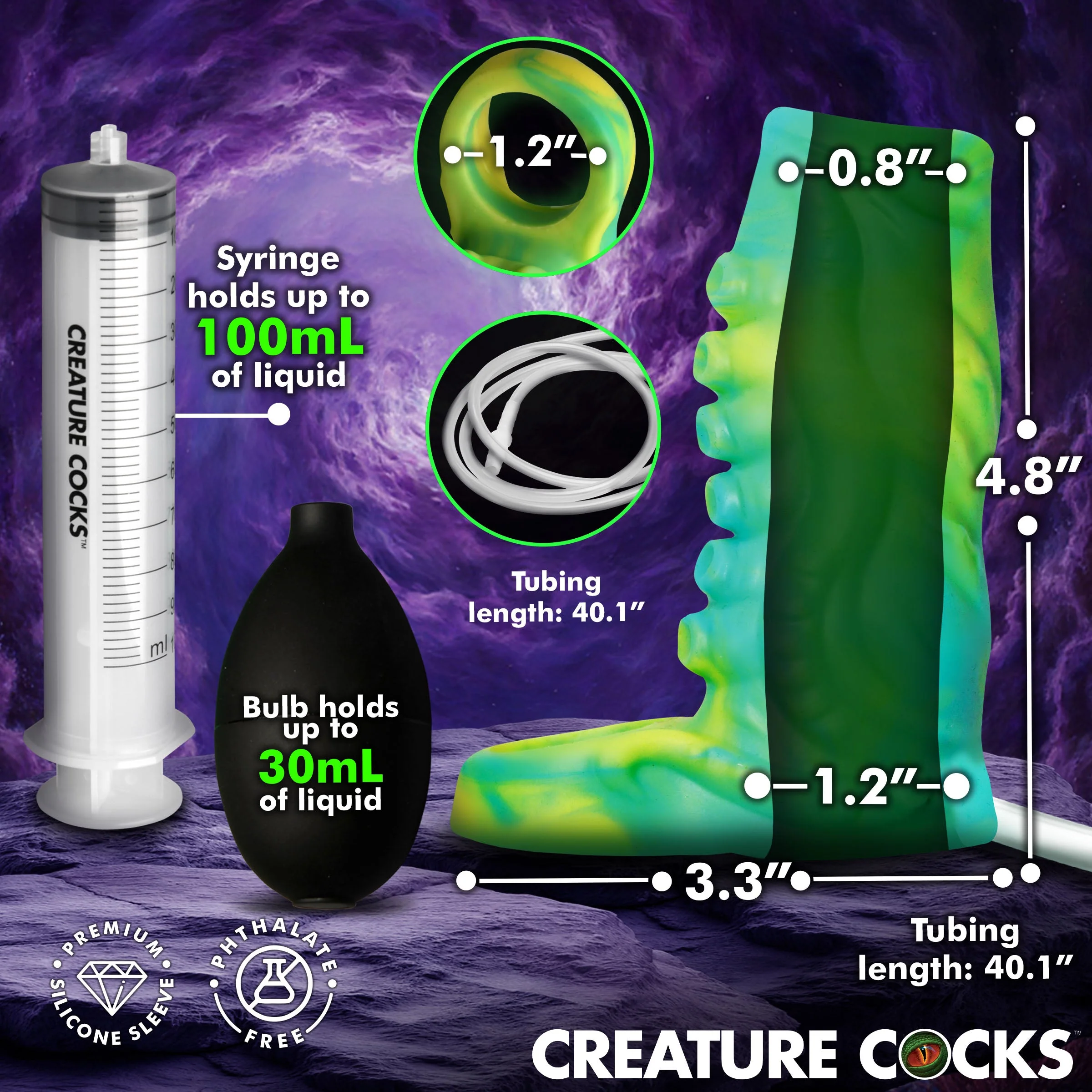 Tentacle Squirting Silicone Penis Enhancer - Image 5