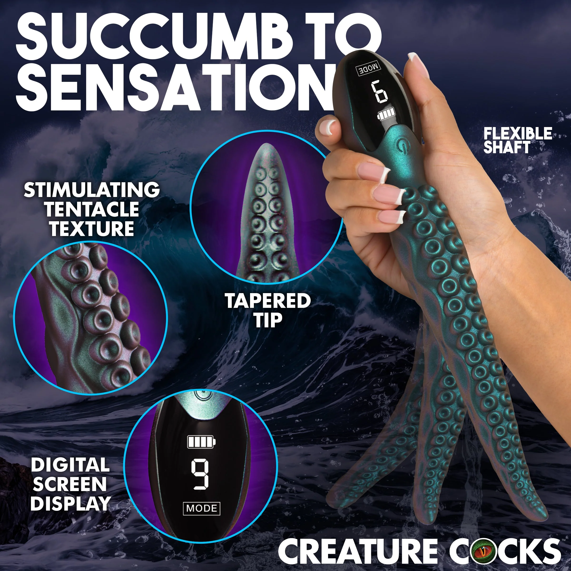Tentavibe Silicone Vibrator - Image 4
