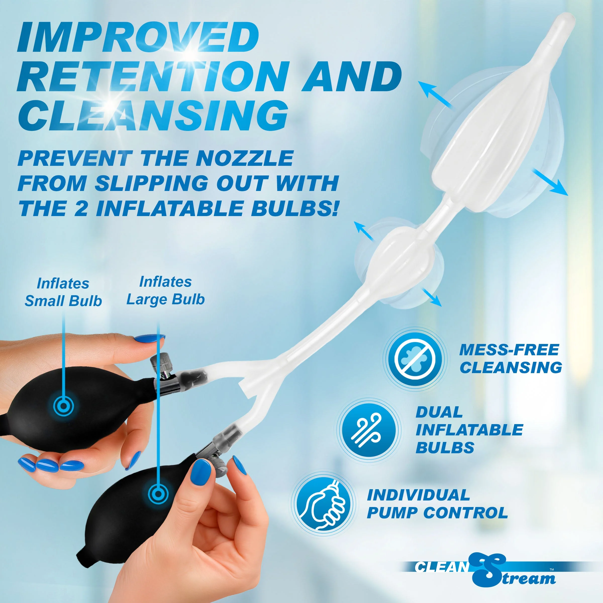 The CleanStream Double Balloon Enema Nozzle - Image 3