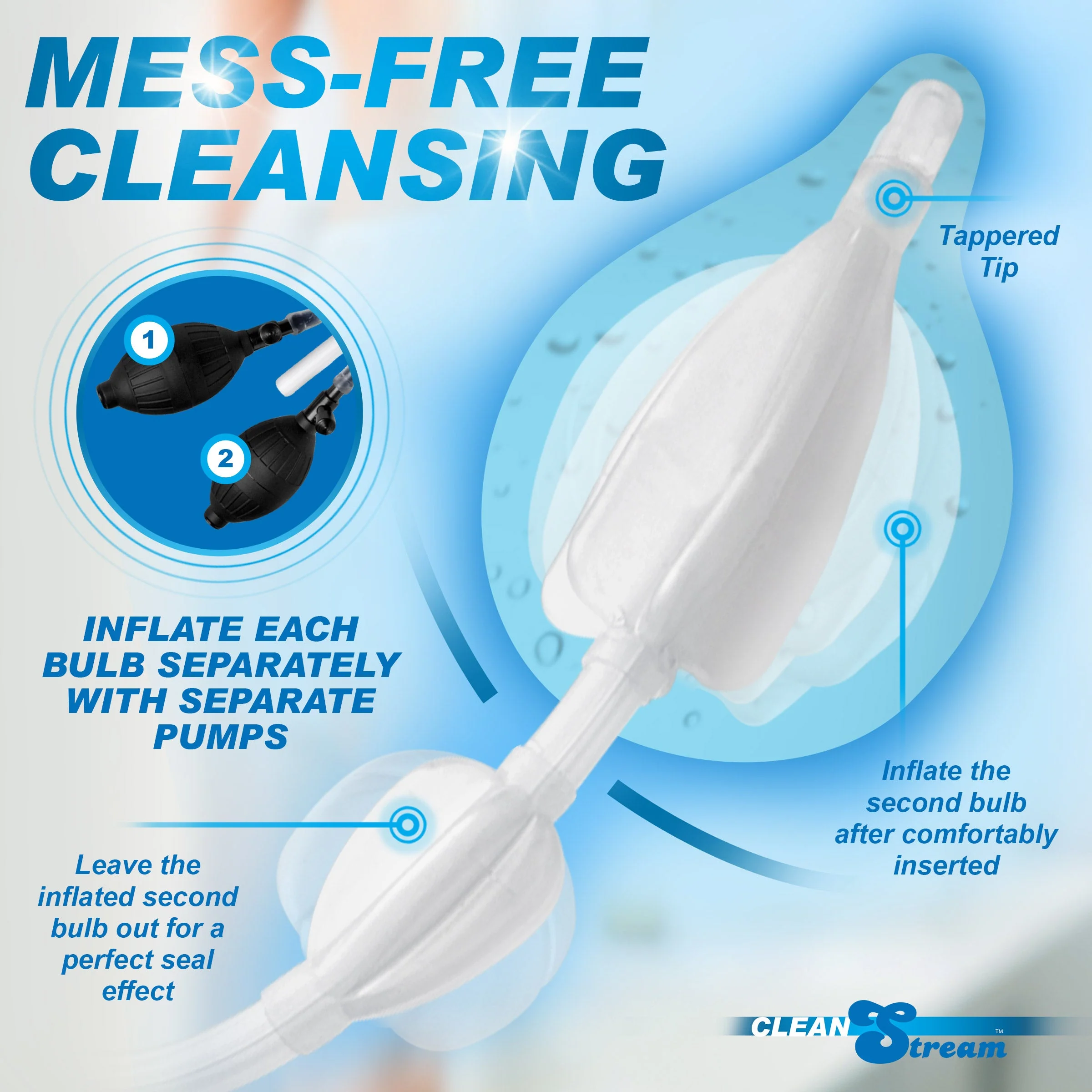 The CleanStream Silicone Inflatable Double Bulb System - Image 4