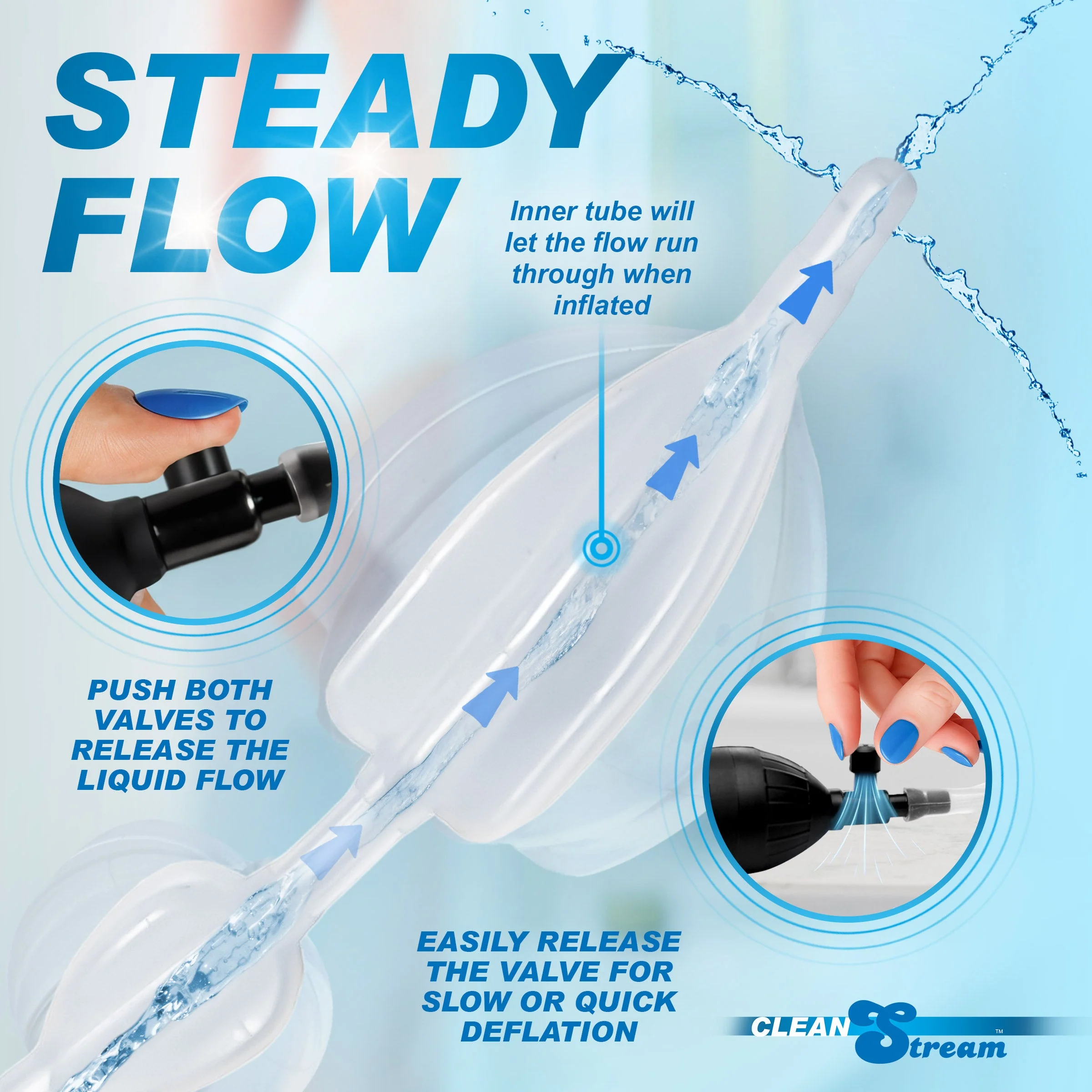 The CleanStream Silicone Inflatable Double Bulb System - Image 5