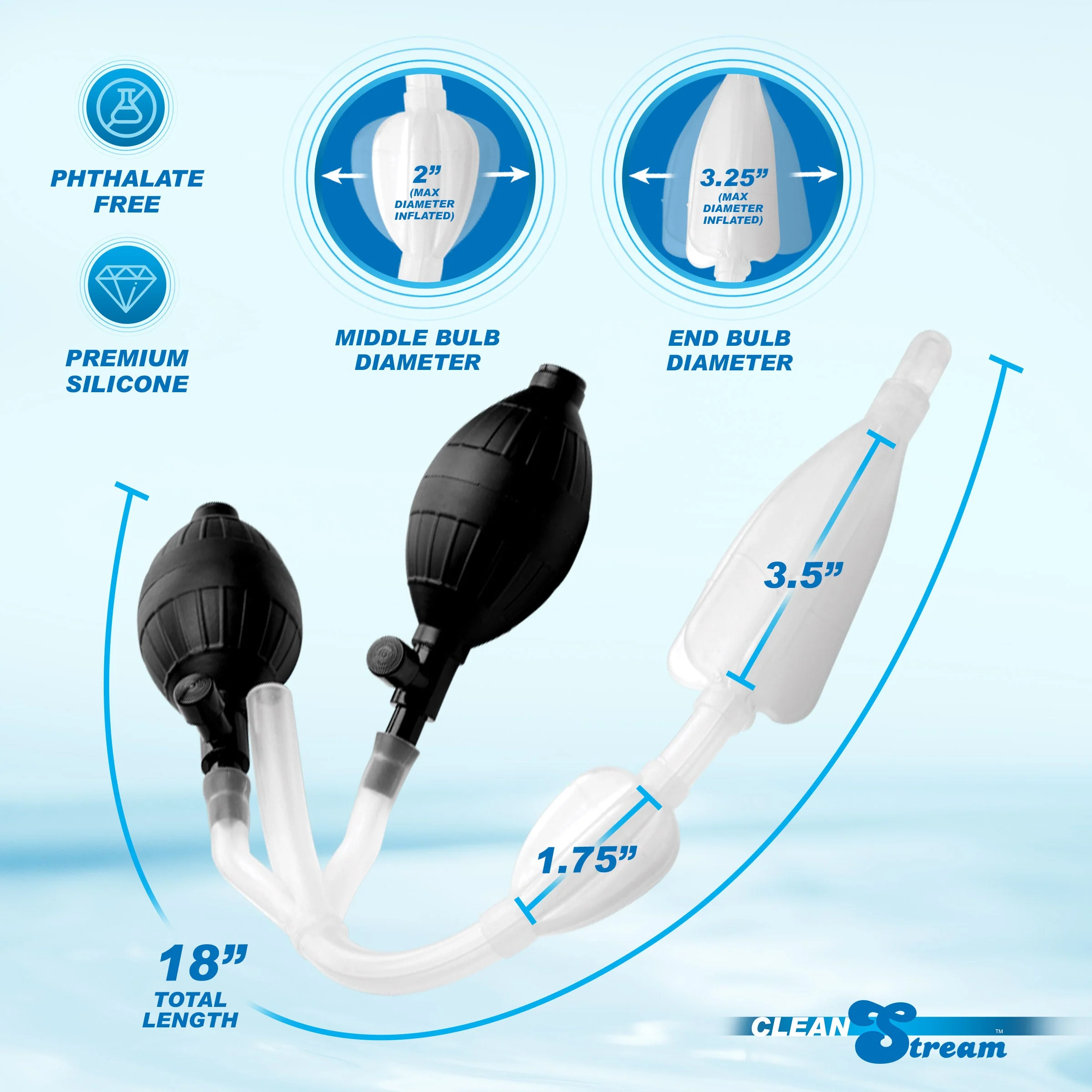 The CleanStream Silicone Inflatable Double Bulb System - Image 8