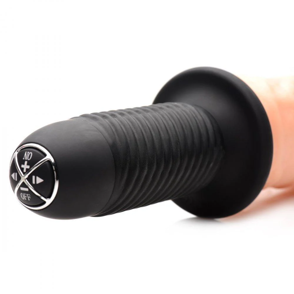 The Curved Dicktator 13 Mode Vibrating Giant Dildo Thruster - Image 6