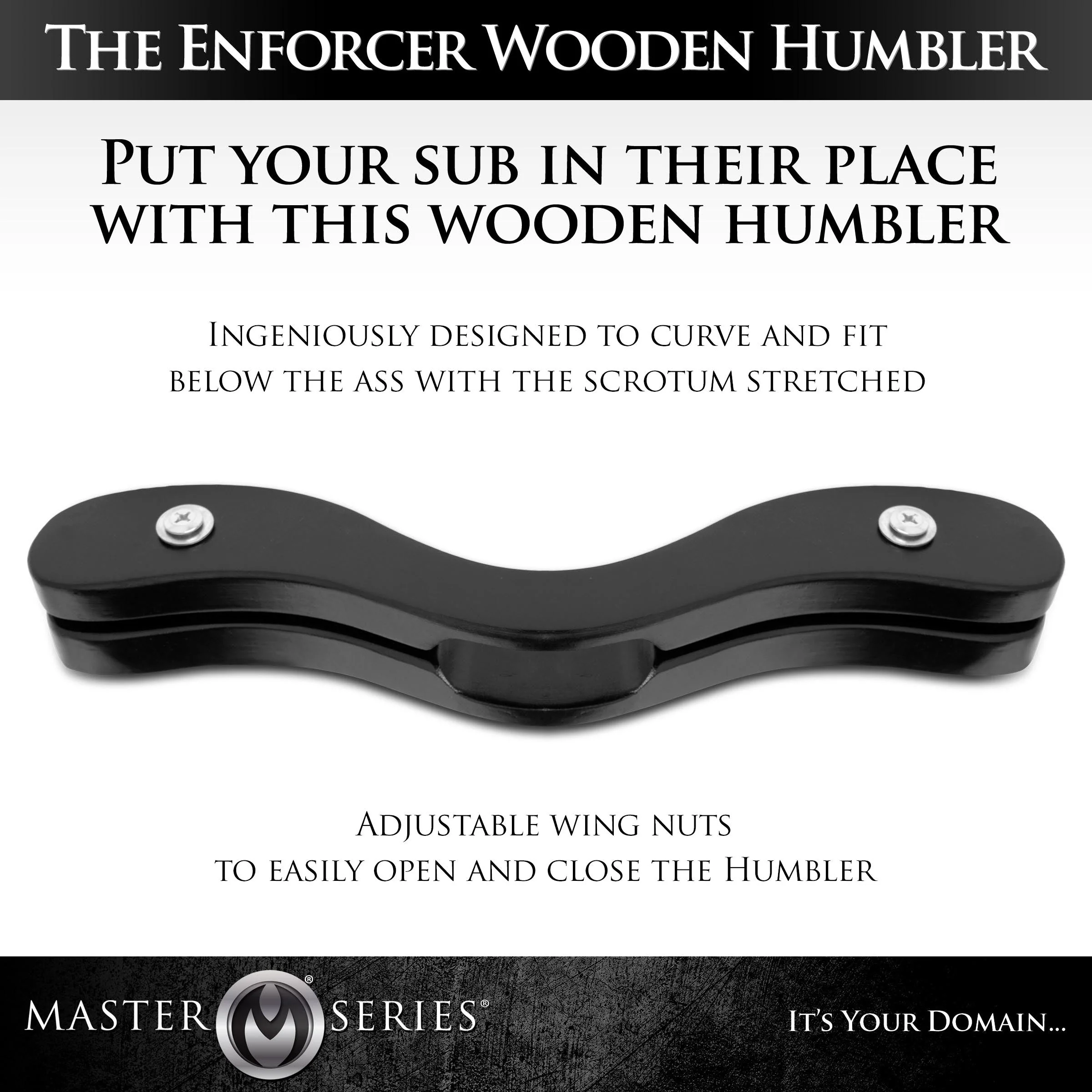 The Enforcer Black Wooden Humbler - Image 4