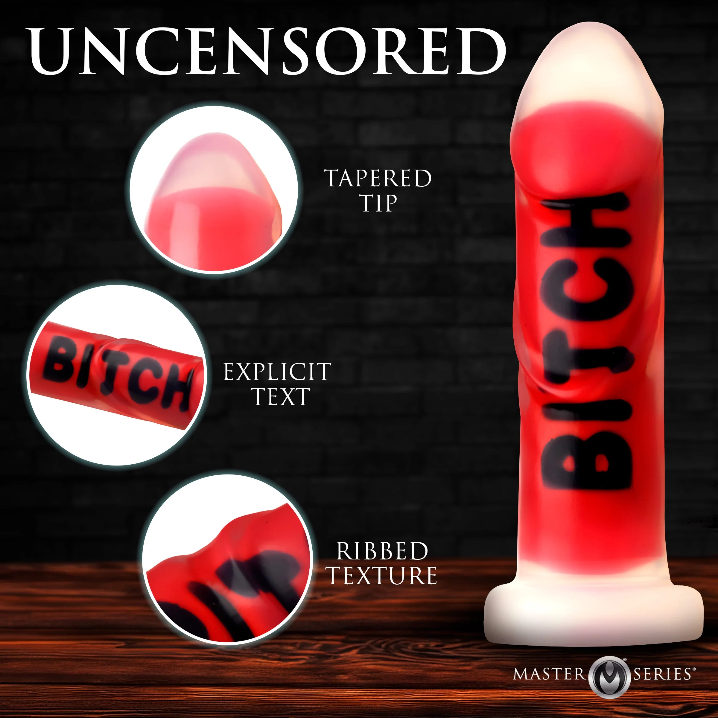 The Explicit Text Silicone Dildo - Image 4