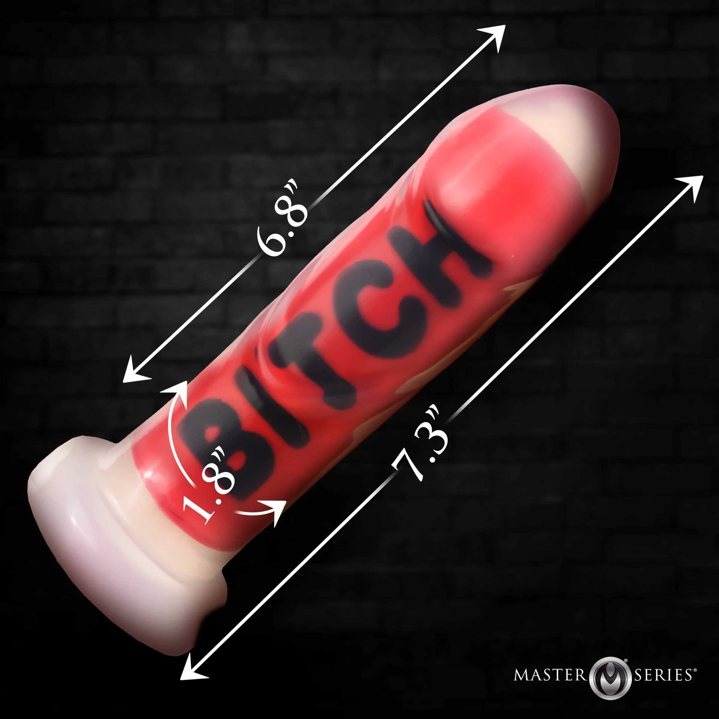 The Explicit Text Silicone Dildo - Image 5