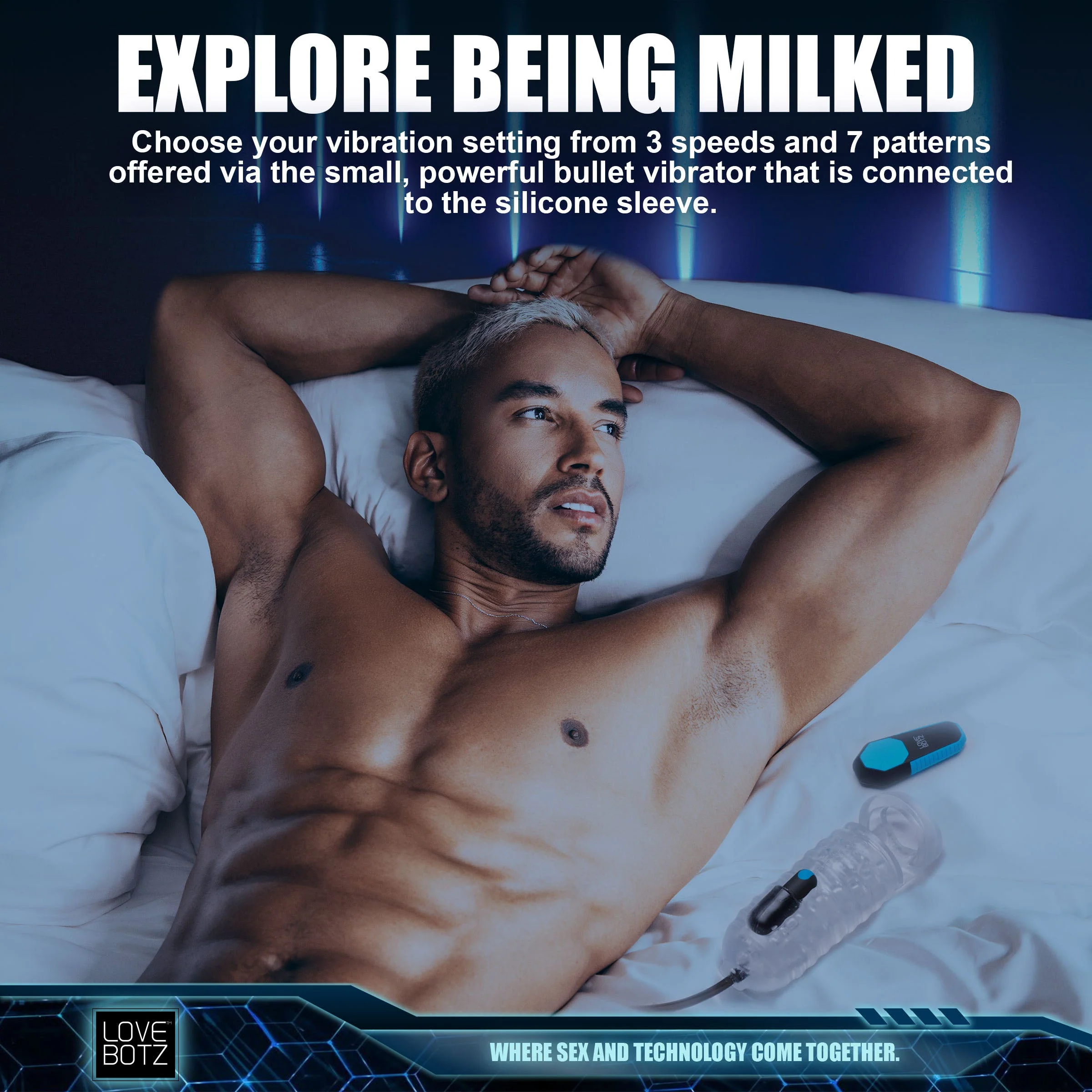 The Milker Pro Edition with Automatic Stroking, Suction and Vibration - Image 4