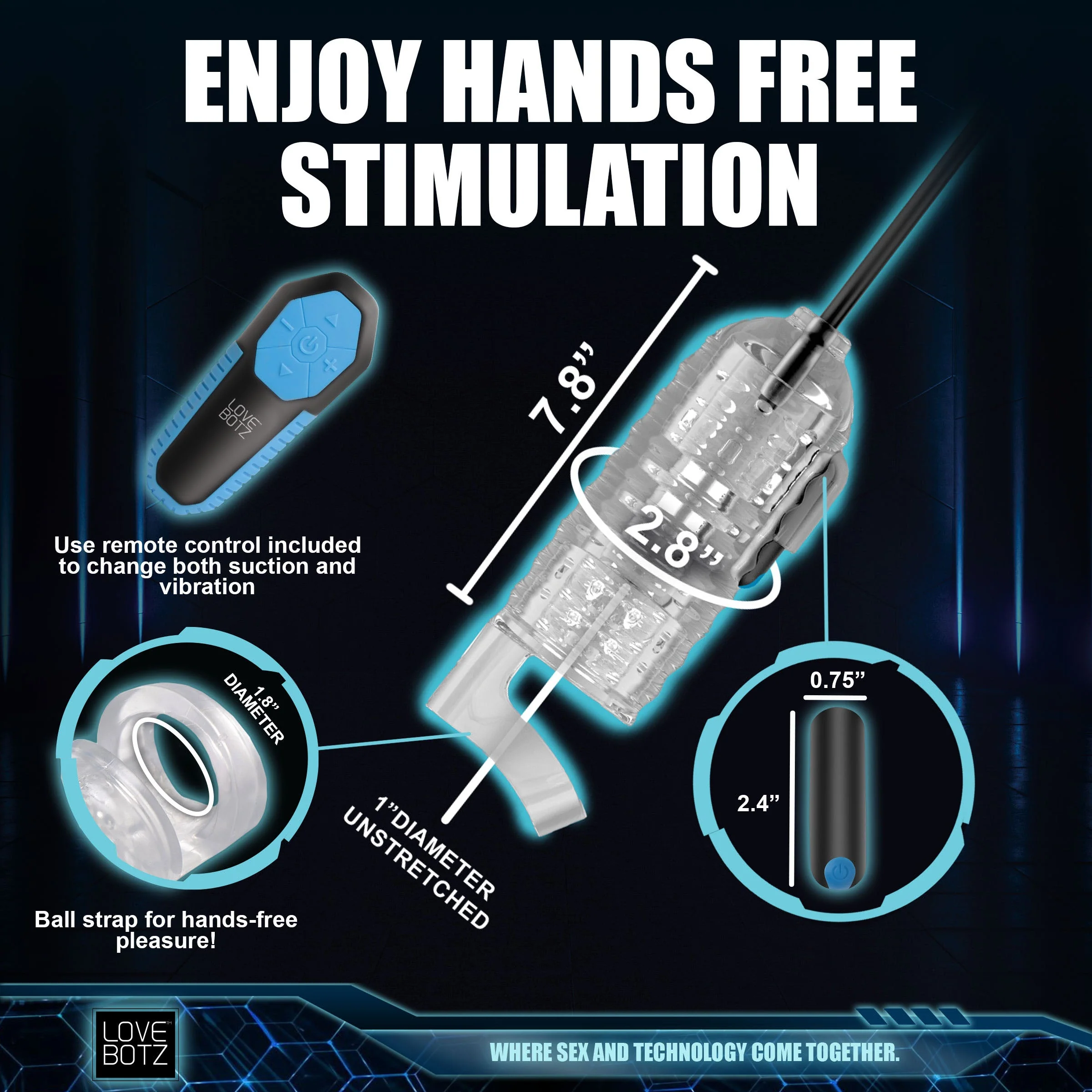 The Milker Pro Edition with Automatic Stroking, Suction and Vibration - Image 5