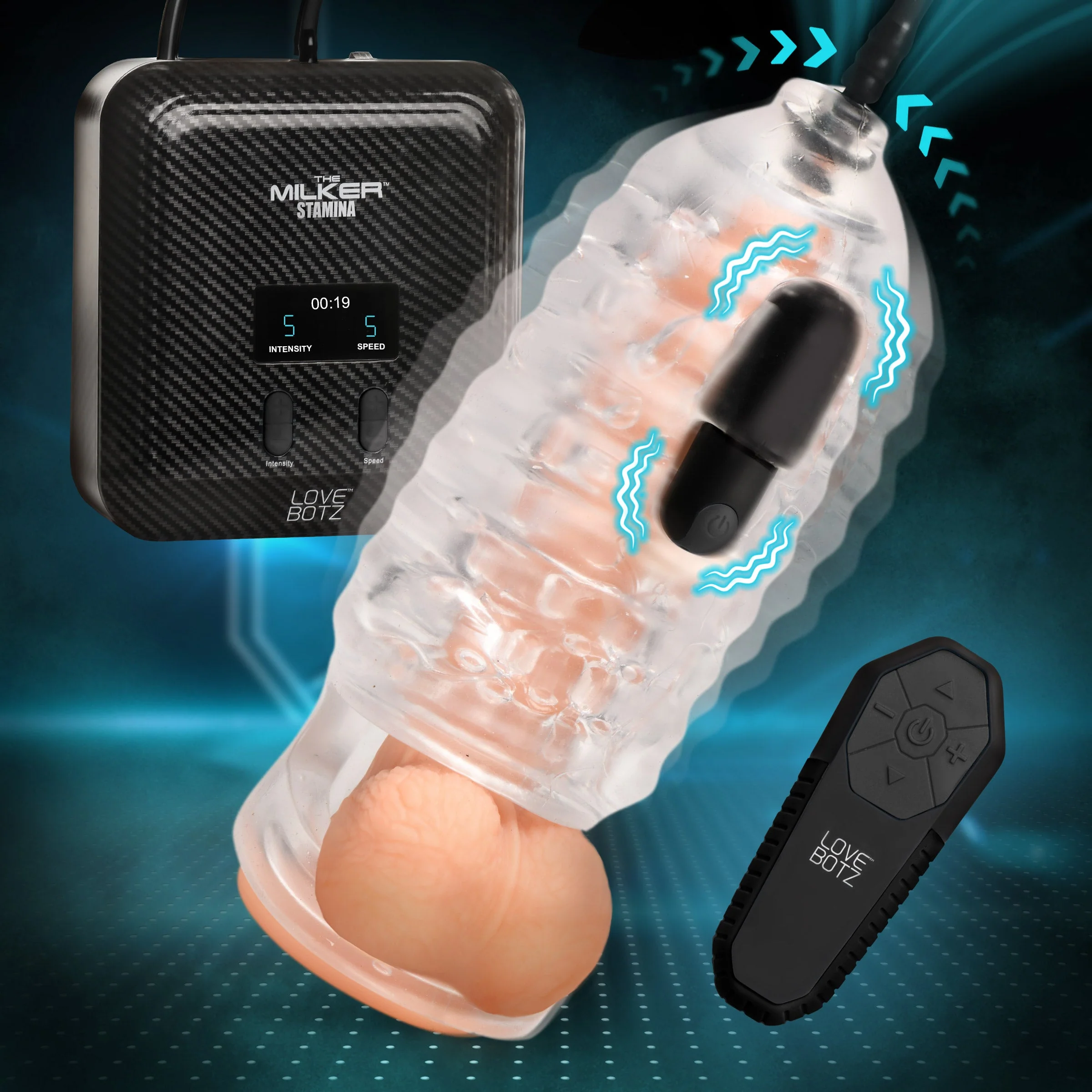 The Milker Stamina with Automatic Stroking, Suction and Vibration - Image 11