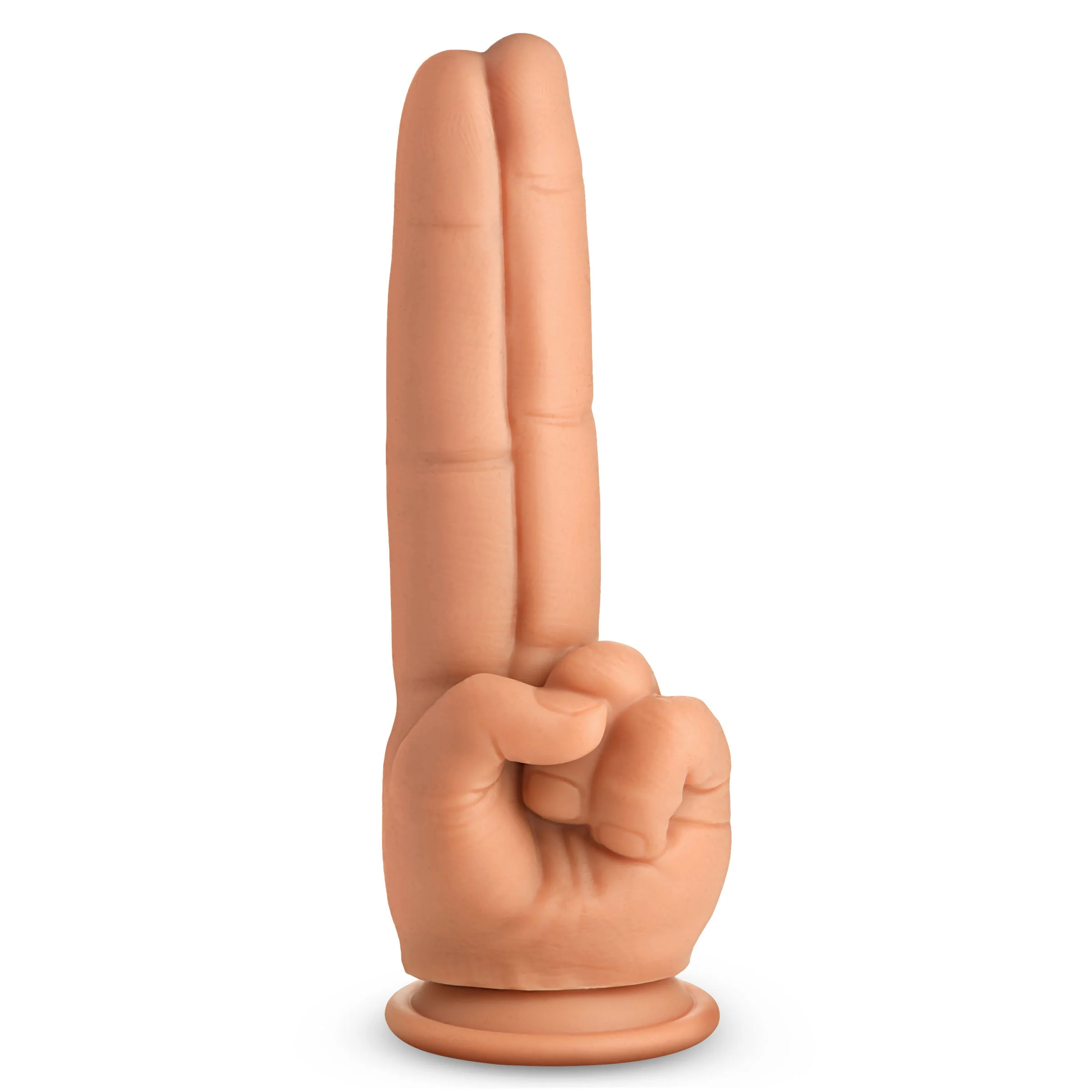 The Pleaser Double Finger Silicone Dildo - Image 2