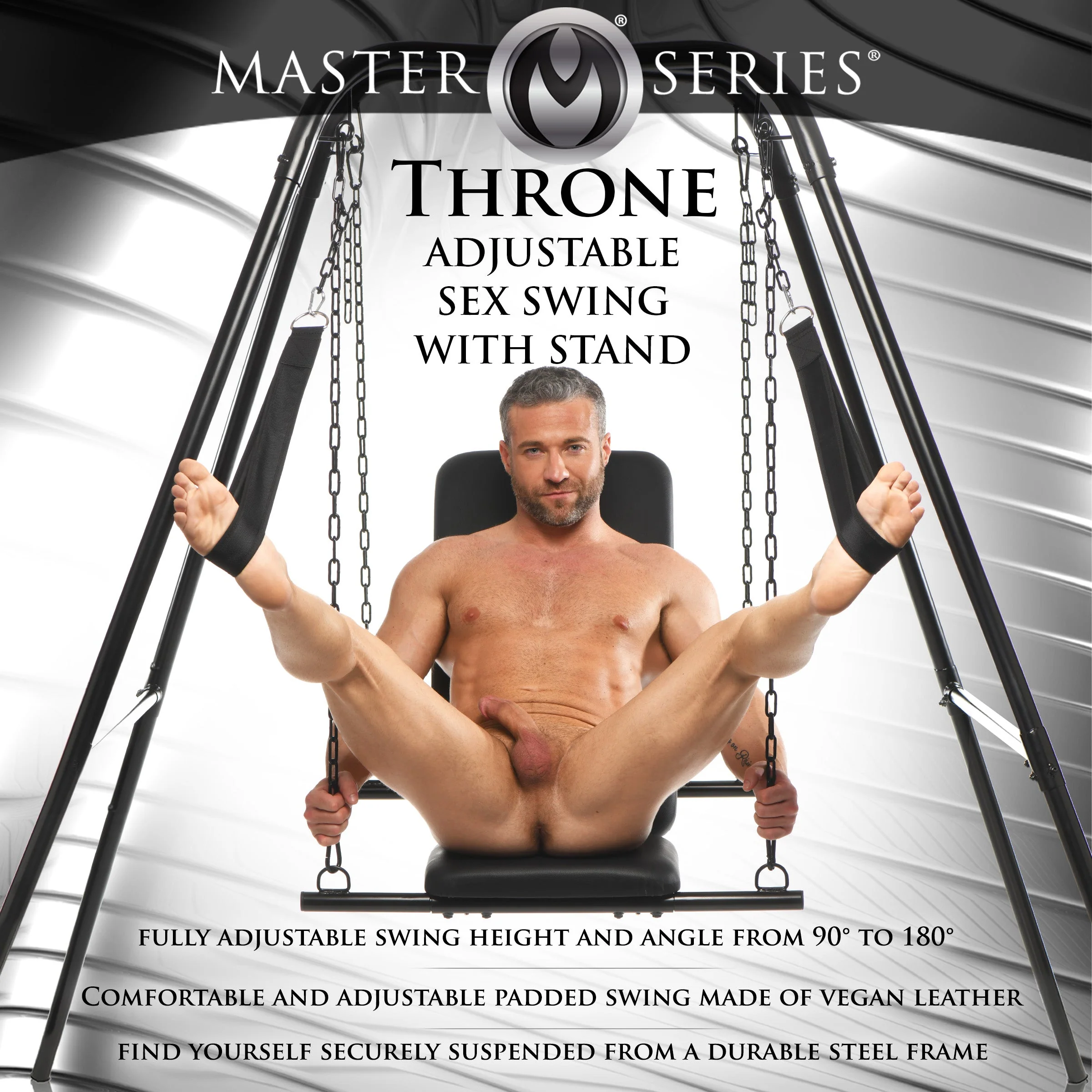 Throne Adjustable Sex Swing with Stand - Image 2