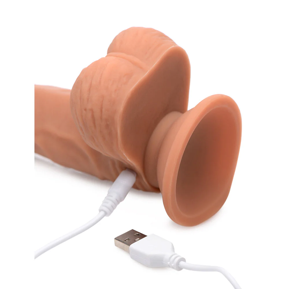 Thrusting and Vibrating 8 Inch Dildo - Image 13