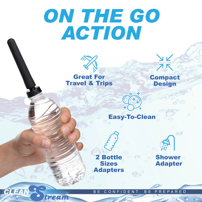 Travel Enema Water Bottle Adapter Set - Image 3