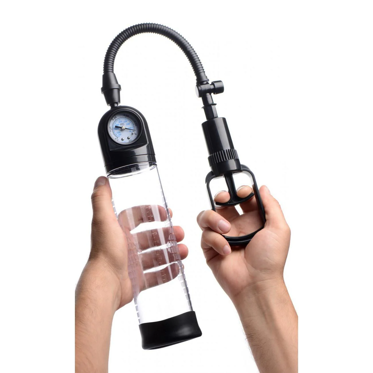 Trigger Penis Pump with Built-in Pressure Gauge - Image 4