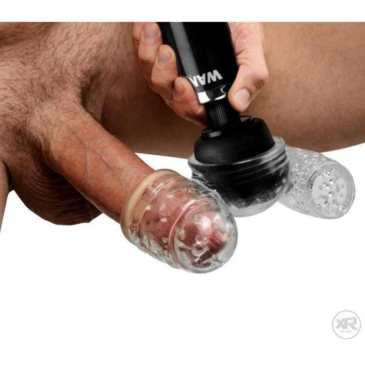 Twin Turbo Strokers 2 in 1 Wand Attachment for Men - Image 5