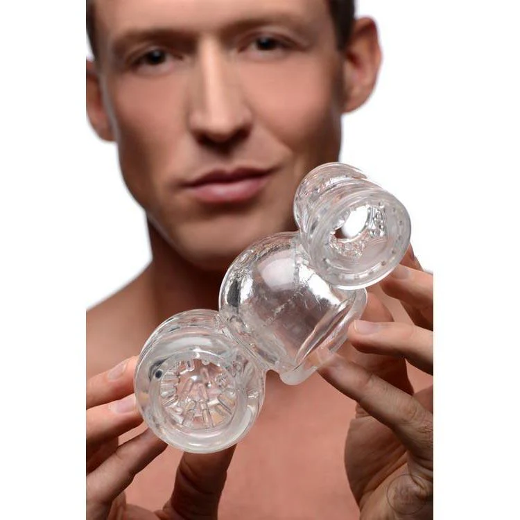 Twin Turbo Strokers 2 in 1 Wand Attachment for Men - Image 6