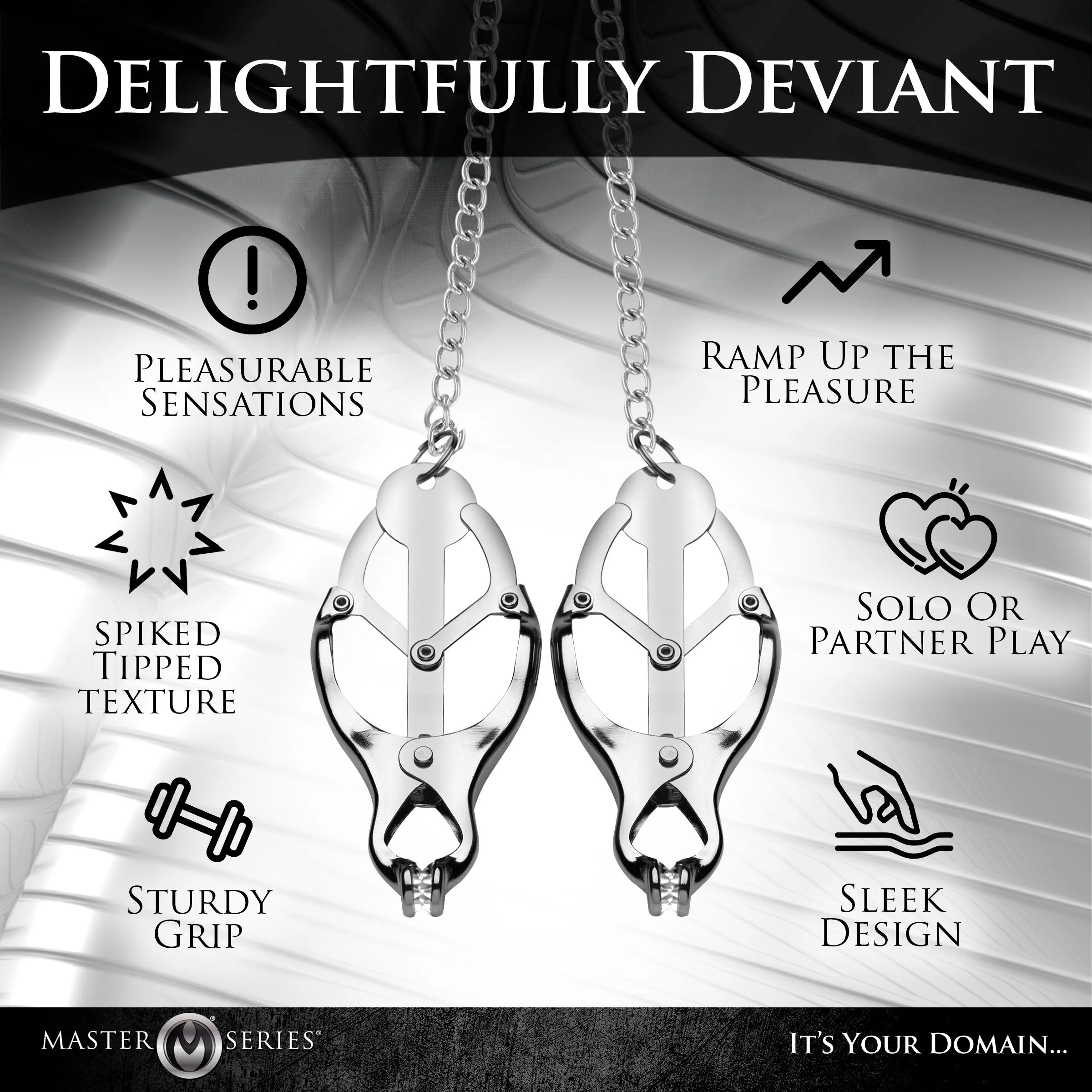 Tyrant Spiked Clover Nipple Clamps - Image 5