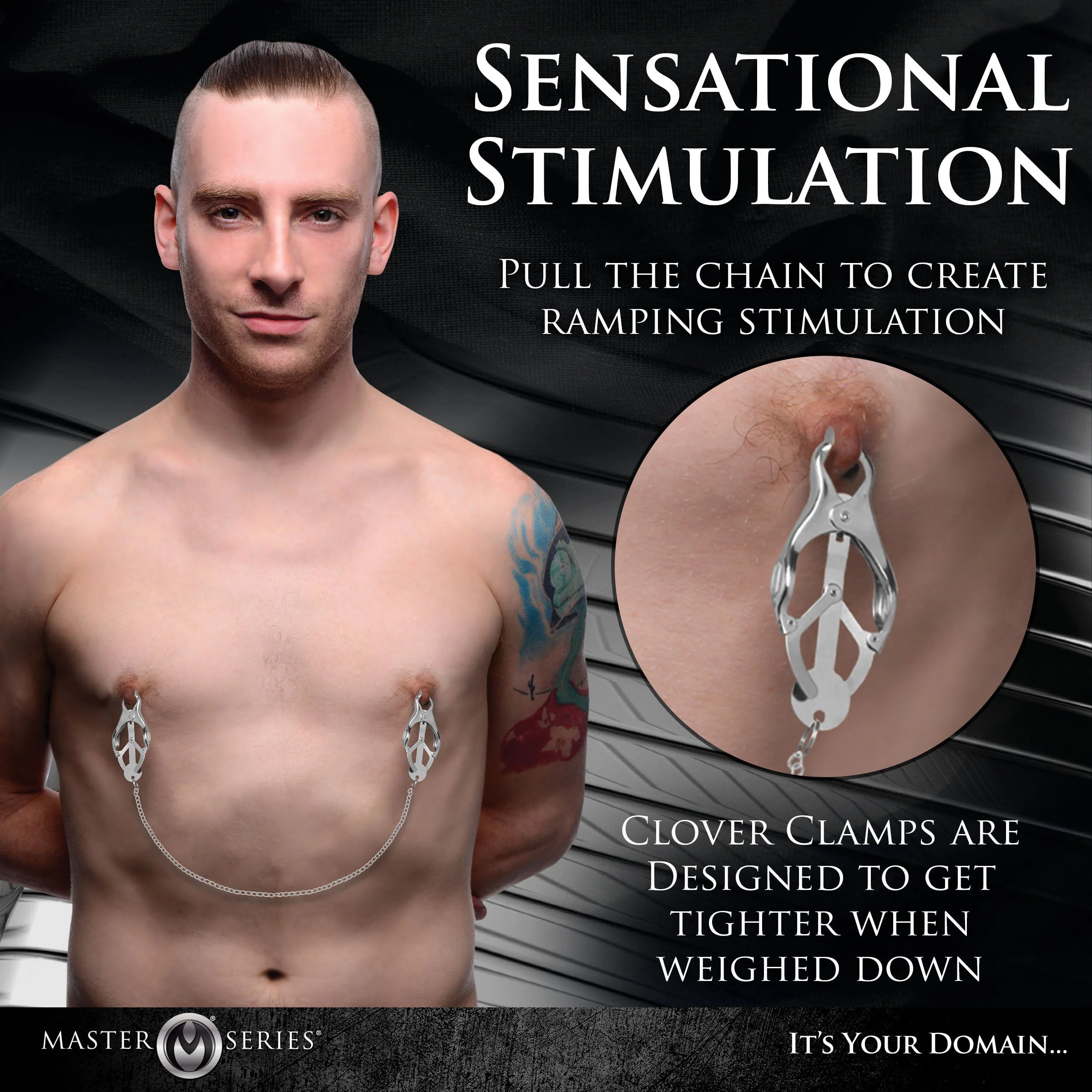 Tyrant Spiked Clover Nipple Clamps - Image 7