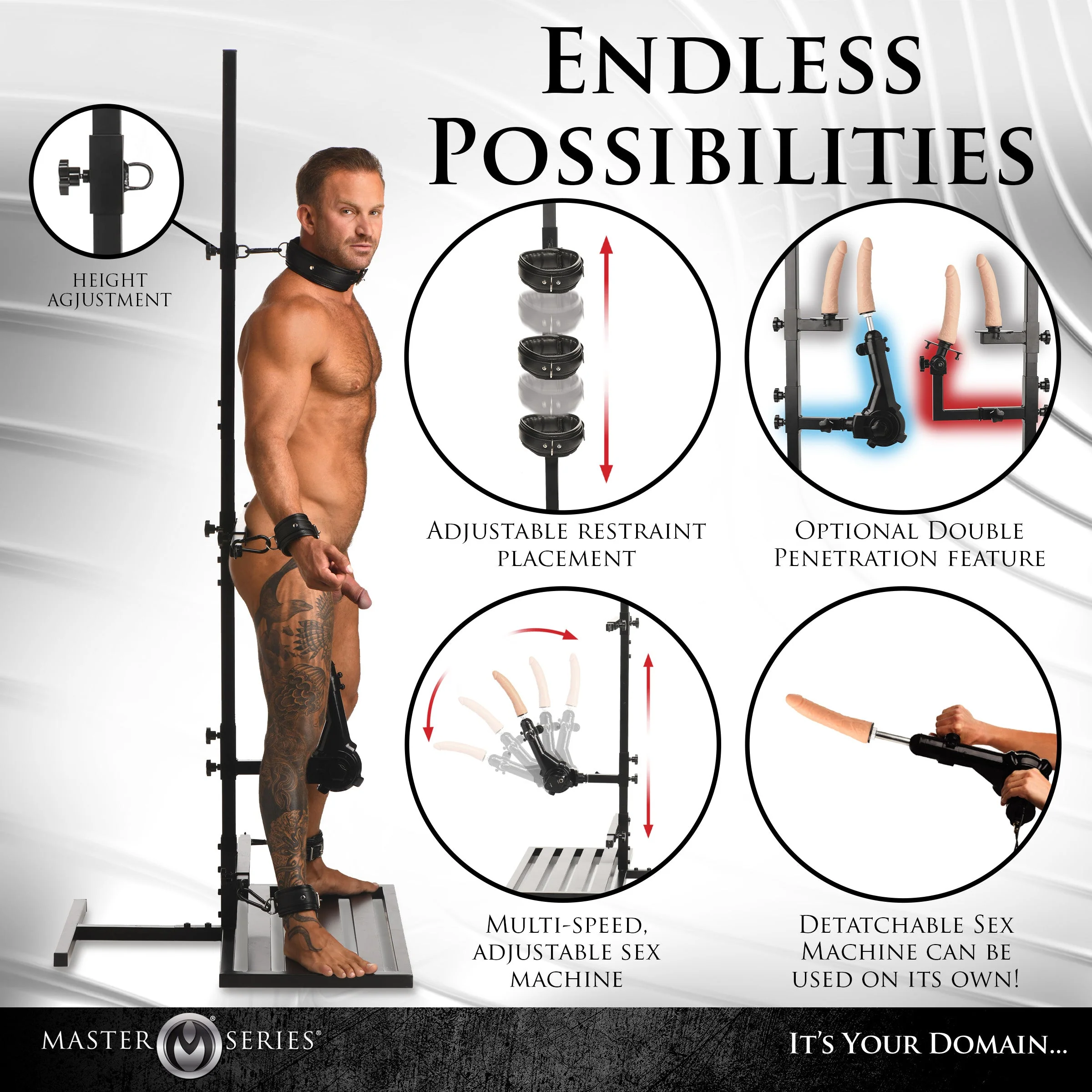 Ultimate Enforcer Forced Orgasm Tower with Sex Machine - Image 5
