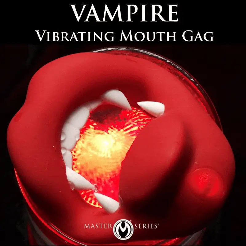 Vampire Vibrating Mouth Gag - Image 2