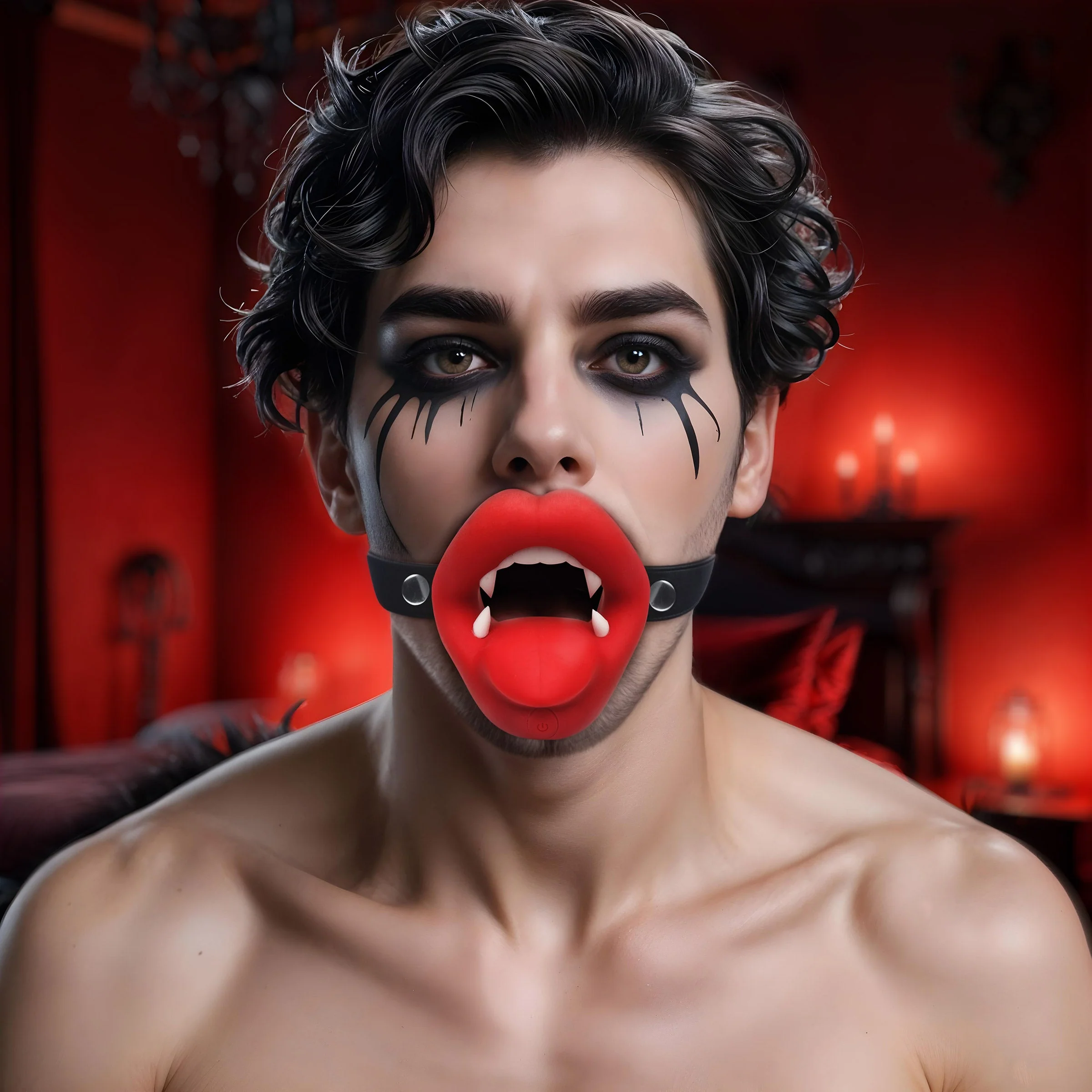 Vampire Vibrating Mouth Gag - Image 6