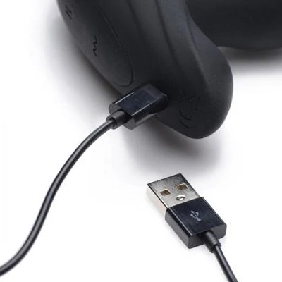 Vibrating and Thrusting Remote Control Silicone Anal Plug - Image 6