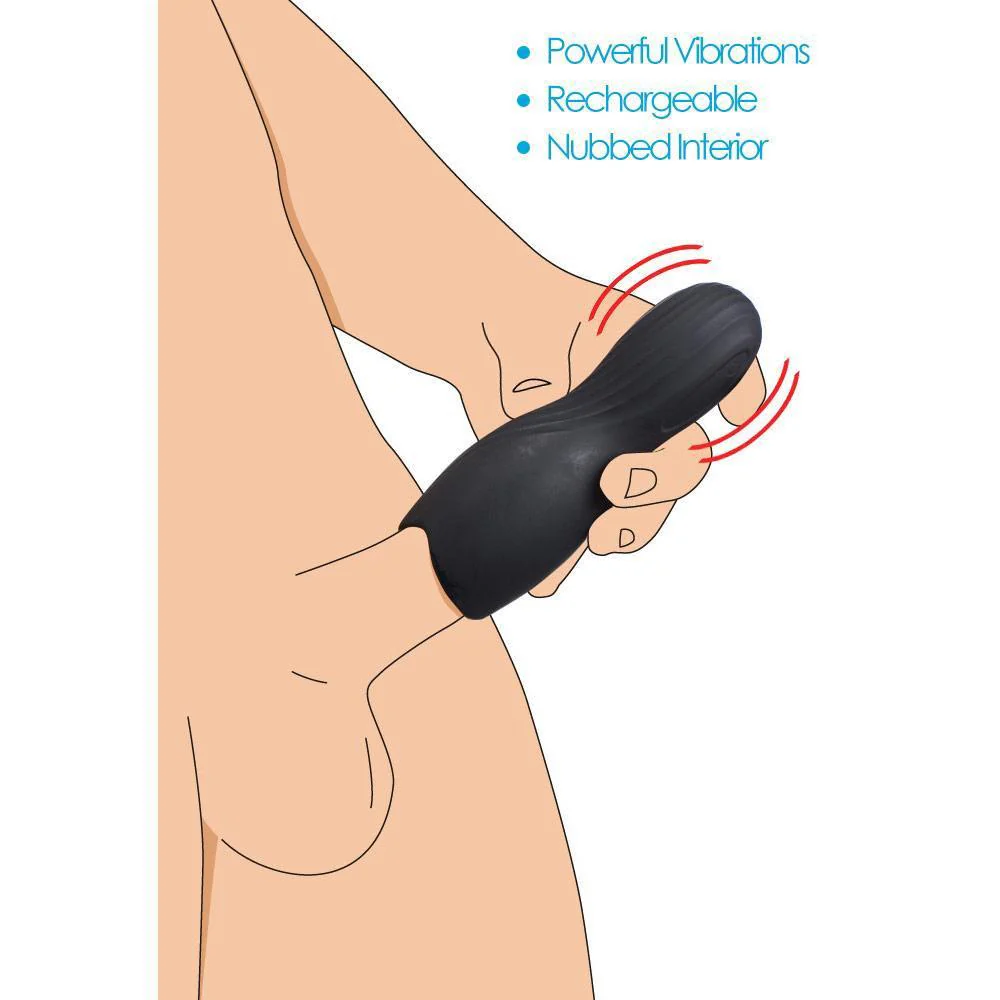Vibrating Rechargeable Penis Pleaser - Image 2